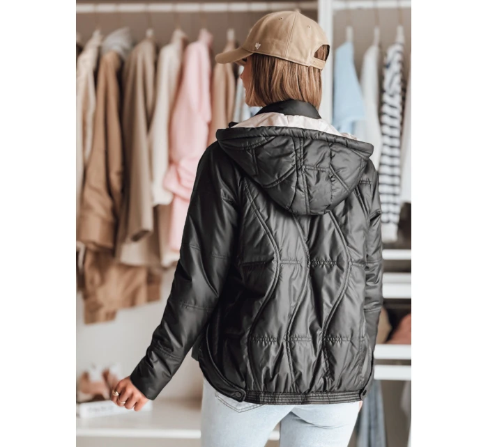 Dámská přechodná prošívaná bunda černá Dstreet model 21986682 - FashionStreet