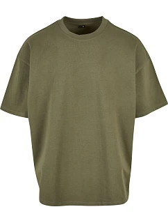 BY 163 Oversize tričko z bavlny olive model 22416033 - Build your Brand