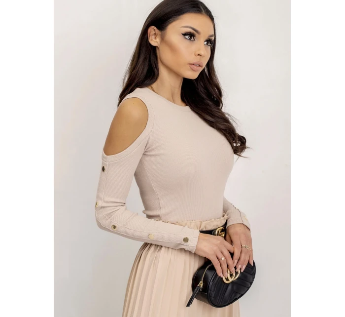 Bluzka RV BZ beżowy model 18783105 - FPrice Bluzka RV BZ beżowy model 18783105 - FPrice