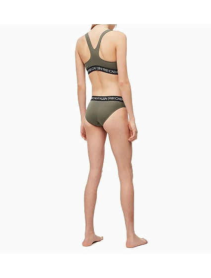 Sportovní podprsenka model 8049251 khaki - Calvin Klein Sportovní podprsenka model 8049251 khaki - Calvin Klein