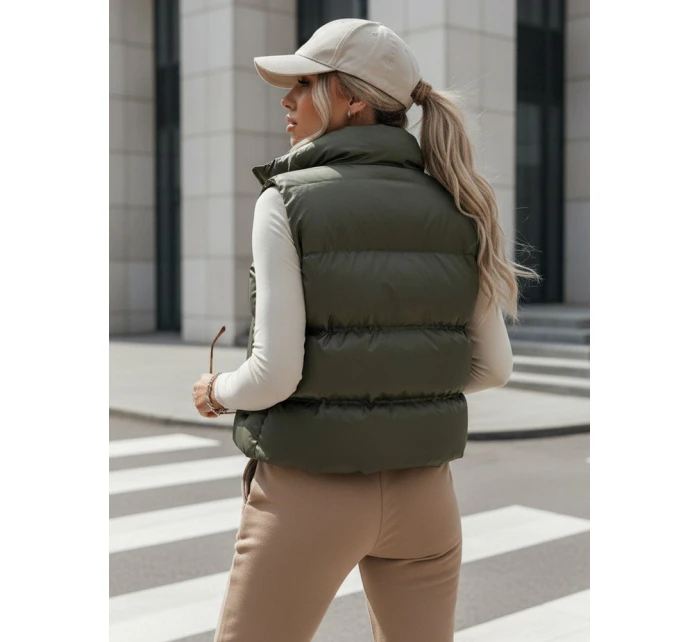 Dámska prešívaná vesta WILLOW green FashionStreet TY3799