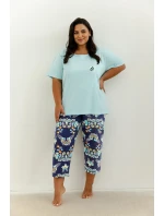 Taro Kristen 3366 cr/r 2XL-3XL W25 dámske pyžamo