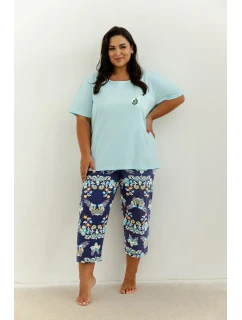 Taro Kristen 3366 cr/r 2XL-3XL W25 dámske pyžamo