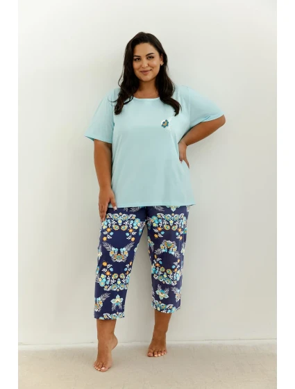 Taro Kristen 3366 cr/r 2XL-3XL W25 dámske pyžamo