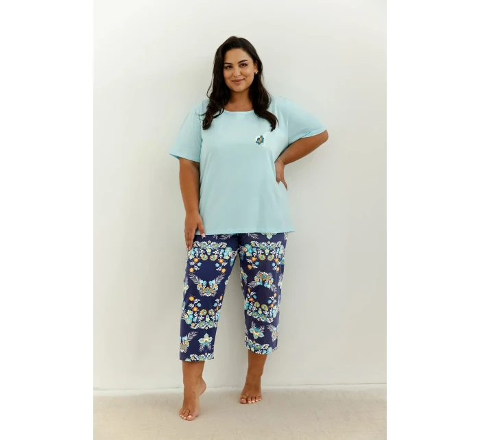 Taro Kristen 3366 cr/r 2XL-3XL W25 dámske pyžamo