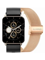 Chytré hodinky Rose Gold Black 2 Strap model 21807469 - Gravity Chytré hodinky Rose Gold Black 2 Strap model 21807469 - Gravity