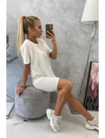 Súprava top+legíny ecru