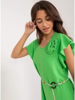 Sukienka DHJ SK model 19760204 jasny zielony - FPrice Sukienka DHJ SK model 19760204 jasny zielony - FPrice