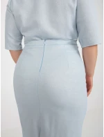 Sukňa LK SD 506697.95 svetlo modrá Sukňa LK SD 506697.95 svetlo modrá