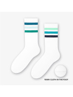 Ponožky Sport 081-009 White-Maritime - Více