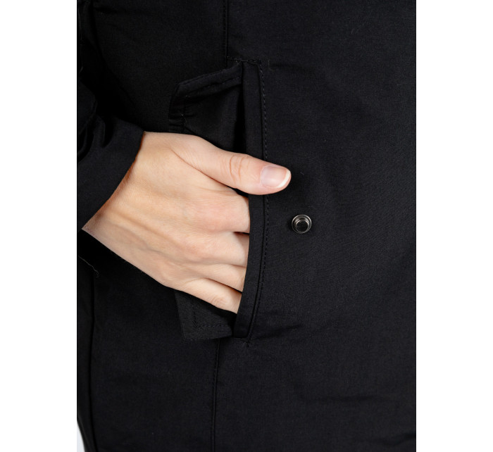 Dámska obojstranná zimná bunda GLANO - čierna/hnedá