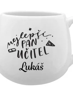 Personalizovaný keramický hrneček - NEJLEPŠÍ PAN UČITEL