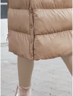 Dámská prošívaná zimní bunda s kožešinou STYLEBELLA béžová FashionStreet TY4609 Dámská prošívaná zimní bunda s kožešinou STYLEBELLA béžová FashionStreet TY4609