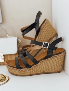 Dámské sandály černé model 21990280 - Dstreet