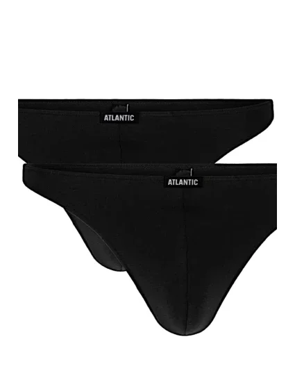 Pánská tanga model 20980226 black - Atlantic