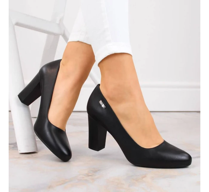 Sergio Leone W SK193A čierne lodičky Sergio Leone W SK193A čierne lodičky