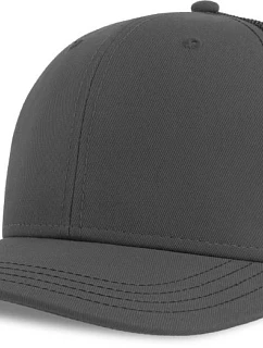 Atlantis Headwear Sonic-S 6-panelová truckerová čiapka 33.0259 tmavošedá/čierna