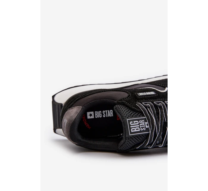 Sneakersy Męskie Big Star NN174321 Memory Foam System Czarne