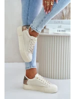 Ocieplane Trampki Damskie Na Platformie Big Star OO274A454 Beżowe Ocieplane Trampki Damskie Na Platformie Big Star OO274A454 Beżowe