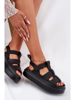 Dámské Sandály Na Platformě Černé model 21696282 - Boto