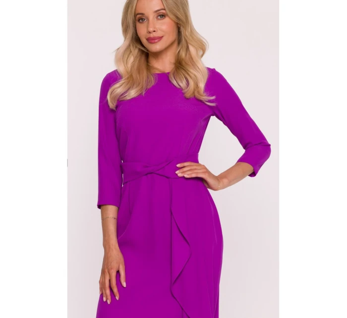 Dámské šaty s volánkem   model 22011571 - STYLOVE