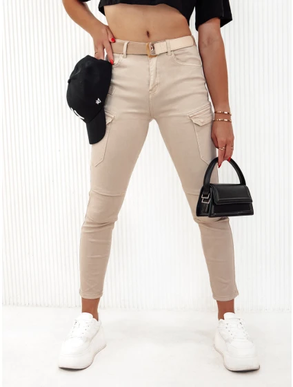 Dámské kalhoty beige model 21977856 - Dstreet