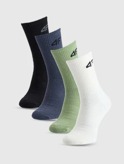 Chlapčenské členkové ponožky (4 balenia) 4F 4FJWAW25USOCM390-90S