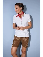 JN 715 Dámské piqué polo v  stylu  white model 22488648 - Daiber
