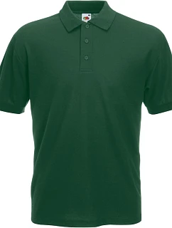 65/35 Pique Polo Piqué polo model 22531138 bottle green - Fruit of the Loom