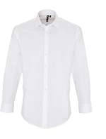 Premier PR 244 Popelínová elastická košile s dl. rukávem 39.0244 white Premier PR 244 Popelínová elastická košile s dl. rukávem 39.0244 white
