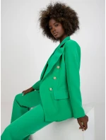 Dámske sako DHJ MA 15555 zelené