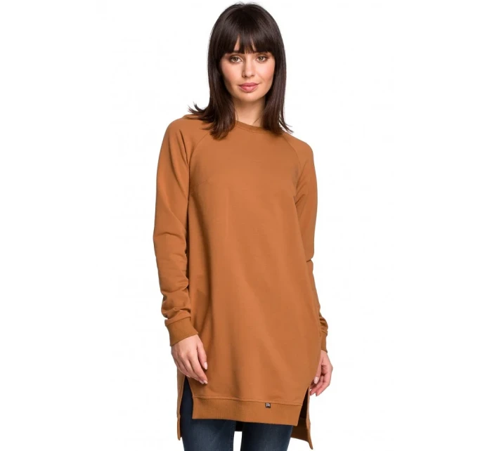 Tunika nadměrné velikosti s boky  zelená model 15099615 - BeWear