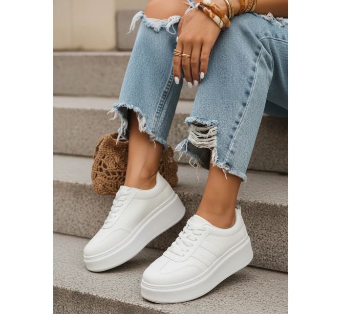 Dámske biele tenisky FashionStreet ZY1376