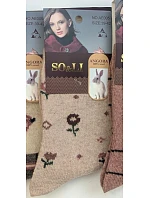 Ponožky SO&LI model 22354485 vzor 52 Angora 35–42 - WiK Ponožky SO&LI model 22354485 vzor 52 Angora 35–42 - WiK