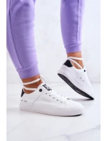 Kožené tenisky Big Star model 21580472 bílé a Černá - Big Star Shoes Kožené tenisky Big Star model 21580472 bílé a Černá - Big Star Shoes