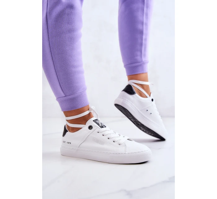 Kožené tenisky Big Star model 21580472 bílé a Černá - Big Star Shoes Kožené tenisky Big Star model 21580472 bílé a Černá - Big Star Shoes