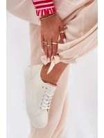 Dámské Tenisky Z Eko Kůže Big Star model 21690713 Světle Béžové - Big Star Shoes Dámské Tenisky Z Eko Kůže Big Star model 21690713 Světle Béžové - Big Star Shoes