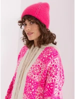 Czapka AT CZ model 19011947 ciemny różowy - FPrice Czapka AT CZ model 19011947 ciemny różowy - FPrice