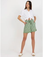 Šortky D73770M62233KB pistácie Šortky D73770M62233KB pistácie