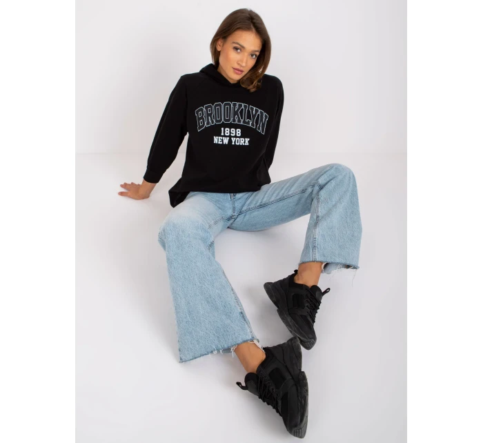 Dámska mikina-DHJ-BL-15658.35-čierna