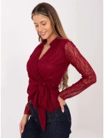 Blúzka MI BZ 92405.67 bordová Blúzka MI BZ 92405.67 bordová