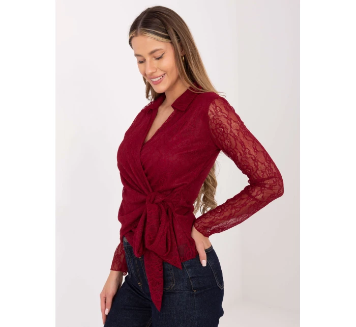 Blúzka MI BZ 92405.67 bordová Blúzka MI BZ 92405.67 bordová