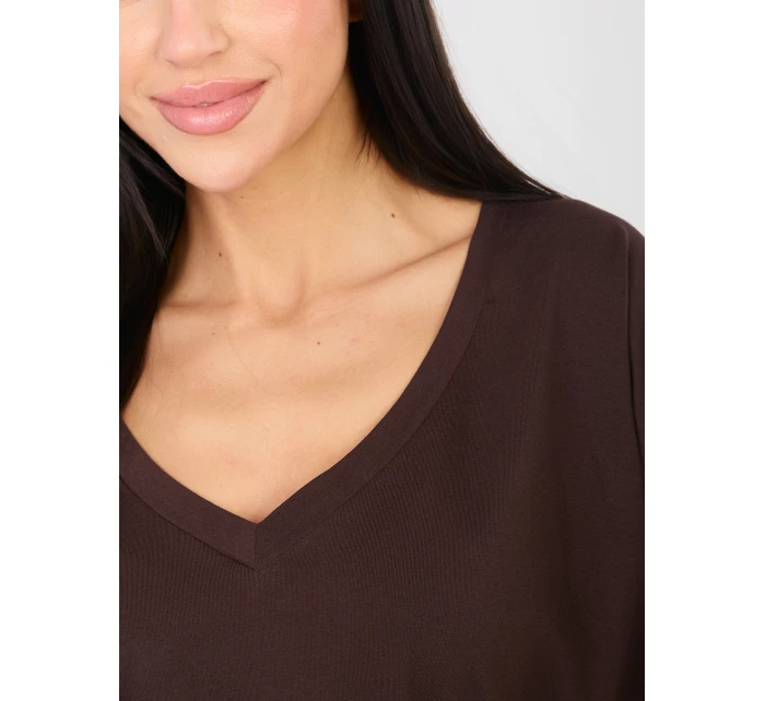 Blúzka RV BZ A1092.47 tmavohnedá