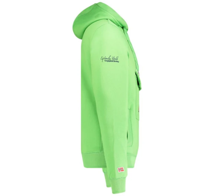 Unisex mikina WW4181H/GN Zelený vzor - Geografické Nórsko