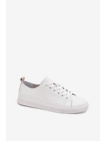 Dámske kožené tenisky 79536 white - Vinceza