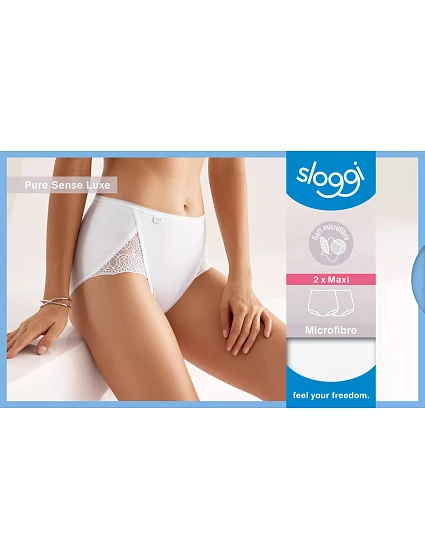 sloggi Pure Sense Luxe Maxi C2P – biela – SLOGGI biela – SLOGGI