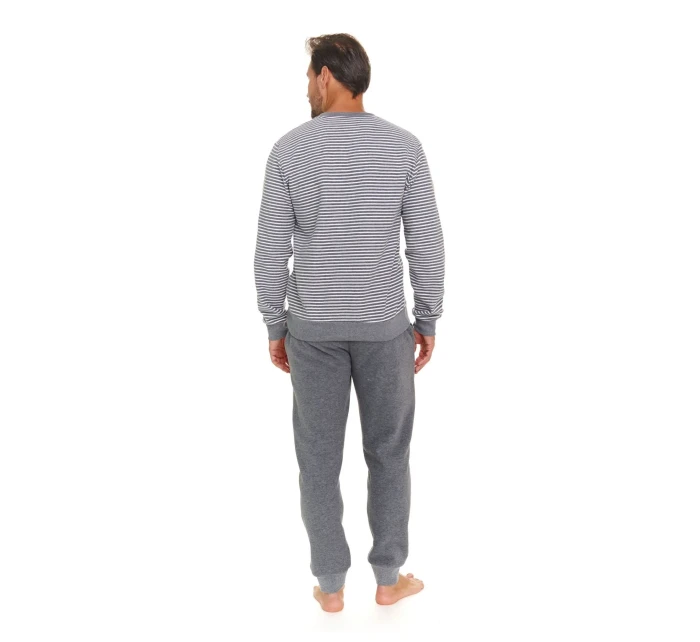 Pánské pyžamo model 21398108 dark grey - Doctornap Pánské pyžamo model 21398108 dark grey - Doctornap