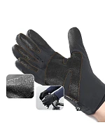 Nekĺzavé zimné športové rukavice pre telefón (veľkosť XL) - čierne Nekĺzavé zimné športové rukavice pre telefón (veľkosť XL) - čierne