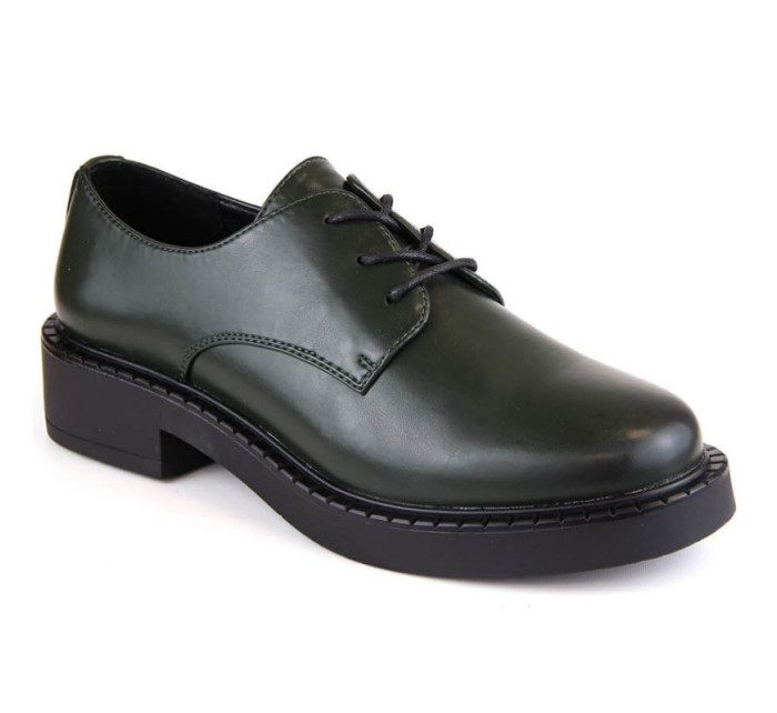 Zelené šnurovacie topánky Sergio Leone W SK416B