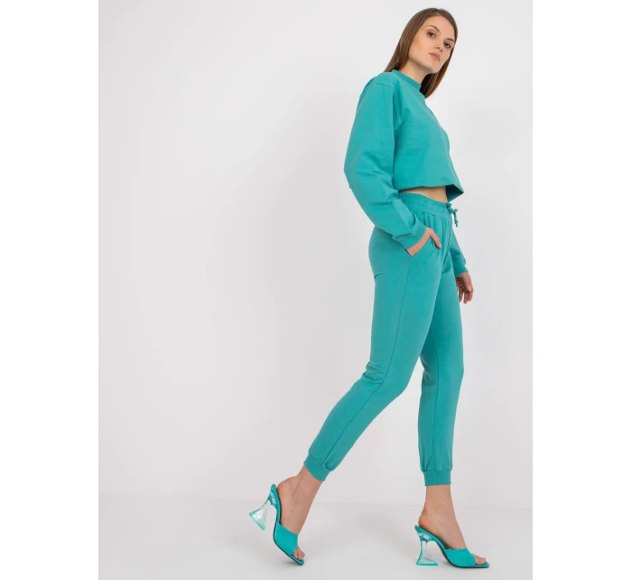Teplákové kalhoty AP DR A 003 tyrkysové Teplákové kalhoty AP DR A 003 tyrkysové